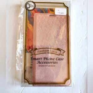 IPhone 13 Pro Rose Gold Phone Case Lightweight‎ Slim Flip Folio NEW in Package.